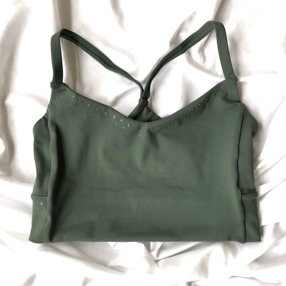 New Balance Olive Sports Bra!
